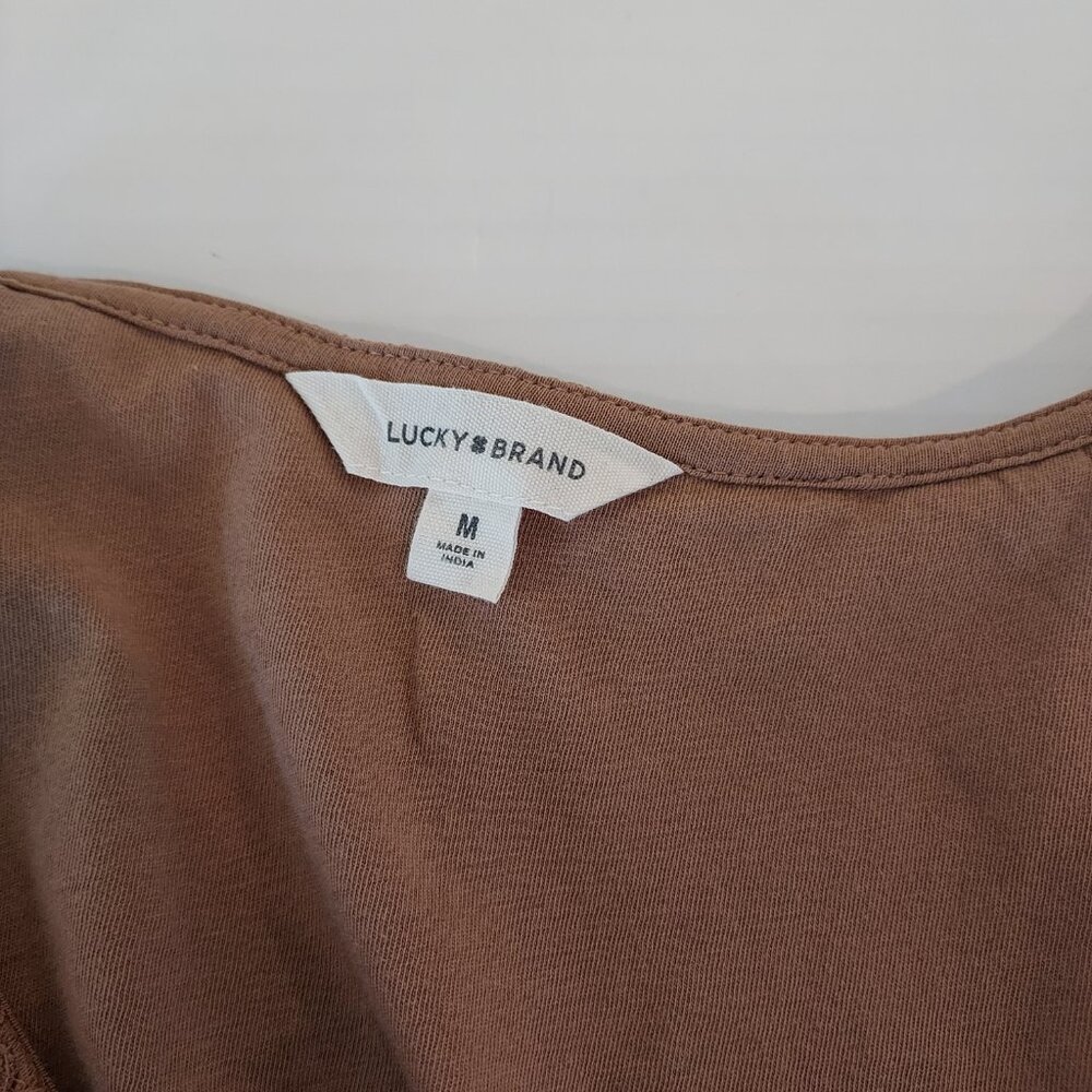 Lucky Brand Short Sleeve Lace Mini Dress Size Med - Picture 12 of 12